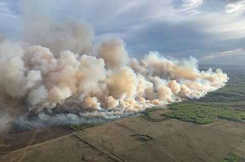 آتش‌سوزی گسترده در جنگل‌های کانادا / هزاران نفر خانه‌هایشان را ترک کردند