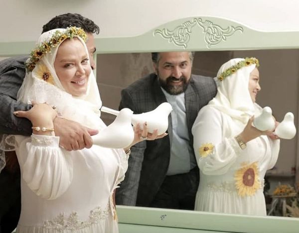 عکس آتلیه ای بهاره رهنما و همسرش