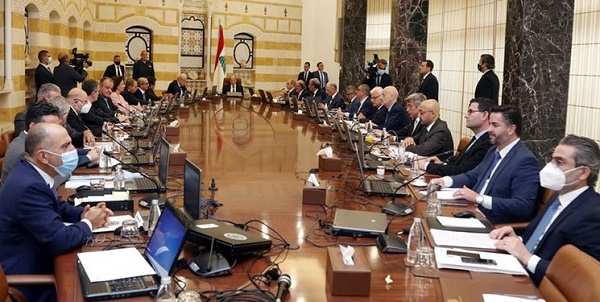 تشکیل جلسه کابینه لبنان پس از ۱۰۰ روز تعطیلی