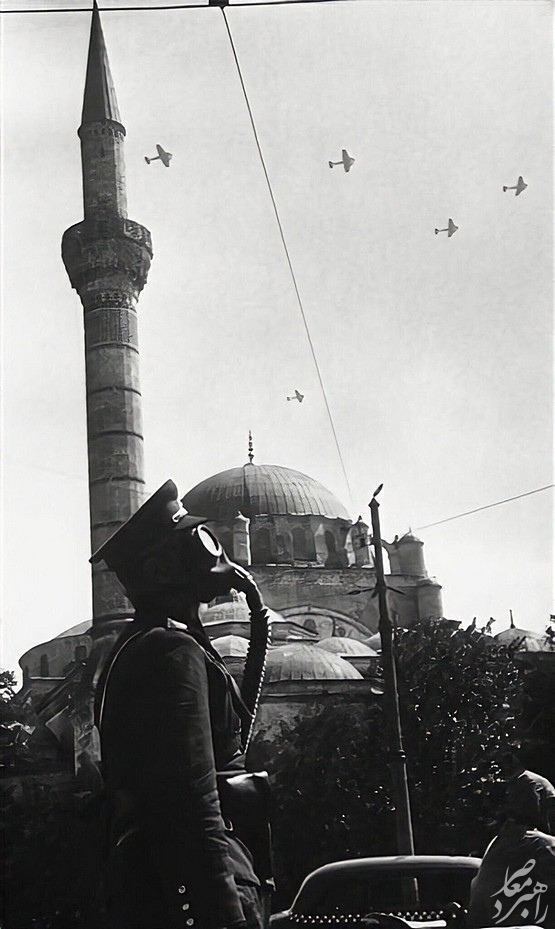 تصویری دیده نشده از استانبول در جنگ جهانی دوم + عکس