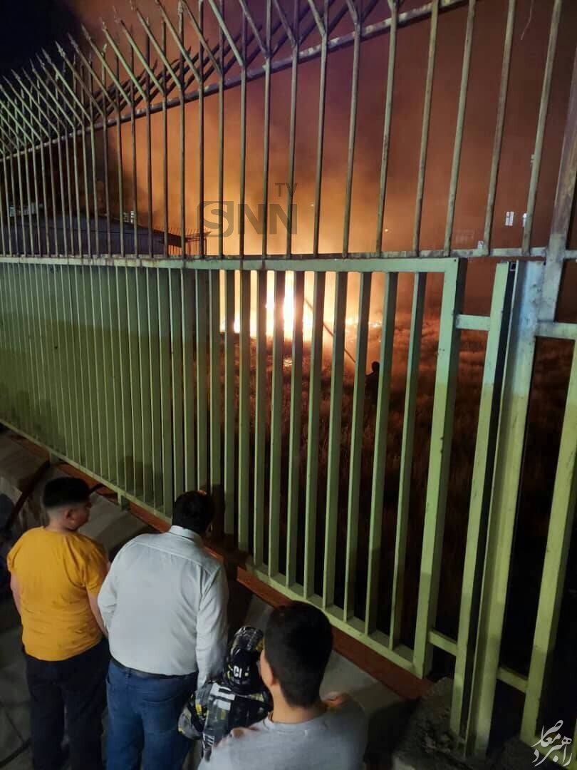 بالن آرزو‌ها پست گاز را به آتش کشید + تصاویر
