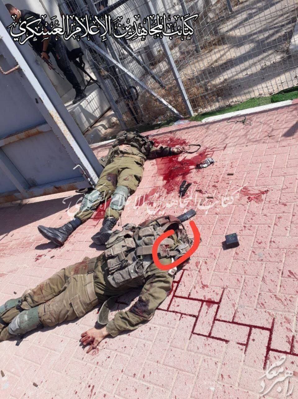 انتشار تصاویر اجساد بدون سر سربازان اسرائیلی توسط گردان‌های مجاهدین