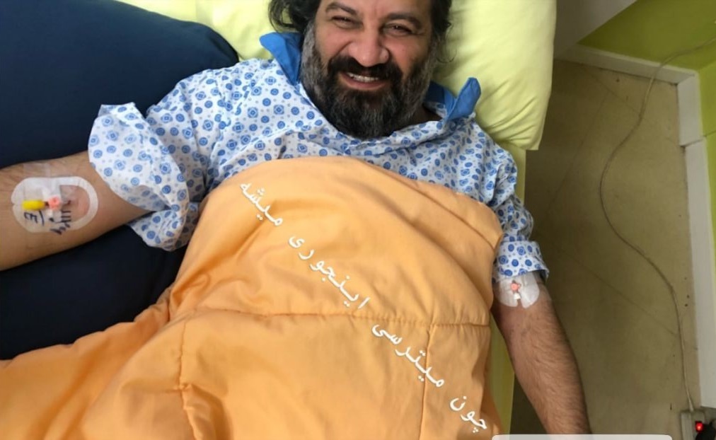 تصاویر بستری شدن «مهراب قاسمخانی» در بیمارستان