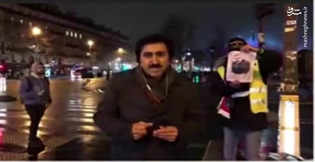 سردار سلیمانی در میان معترضان پاریسی+عکس