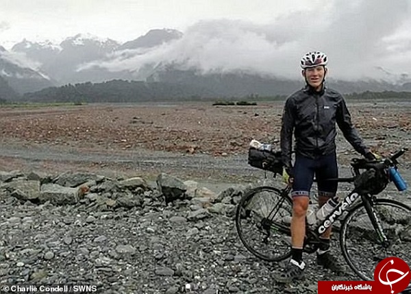 این پسر جوان ترین مسافر دور دنیا با دوچرخه است+تصاویر