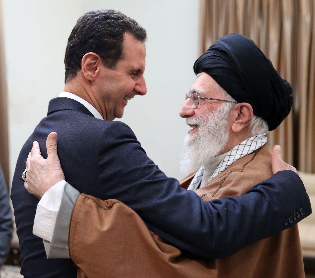 تصویری از بشار اسد و رهبر انقلاب که چشم دشمنان را کور می کند+عکس