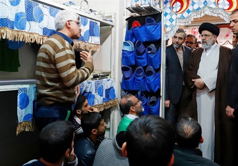 اعتراض برخی از زندانیان به احکام‌ صادره در حضور رئیس قوه‌قضاییه +تصاویر