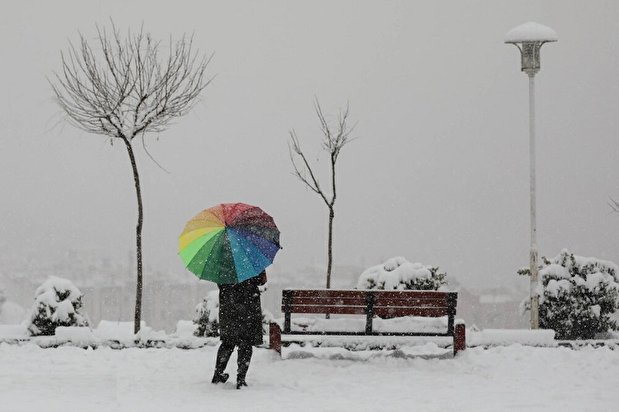 بارش برف زمستانی در تهران