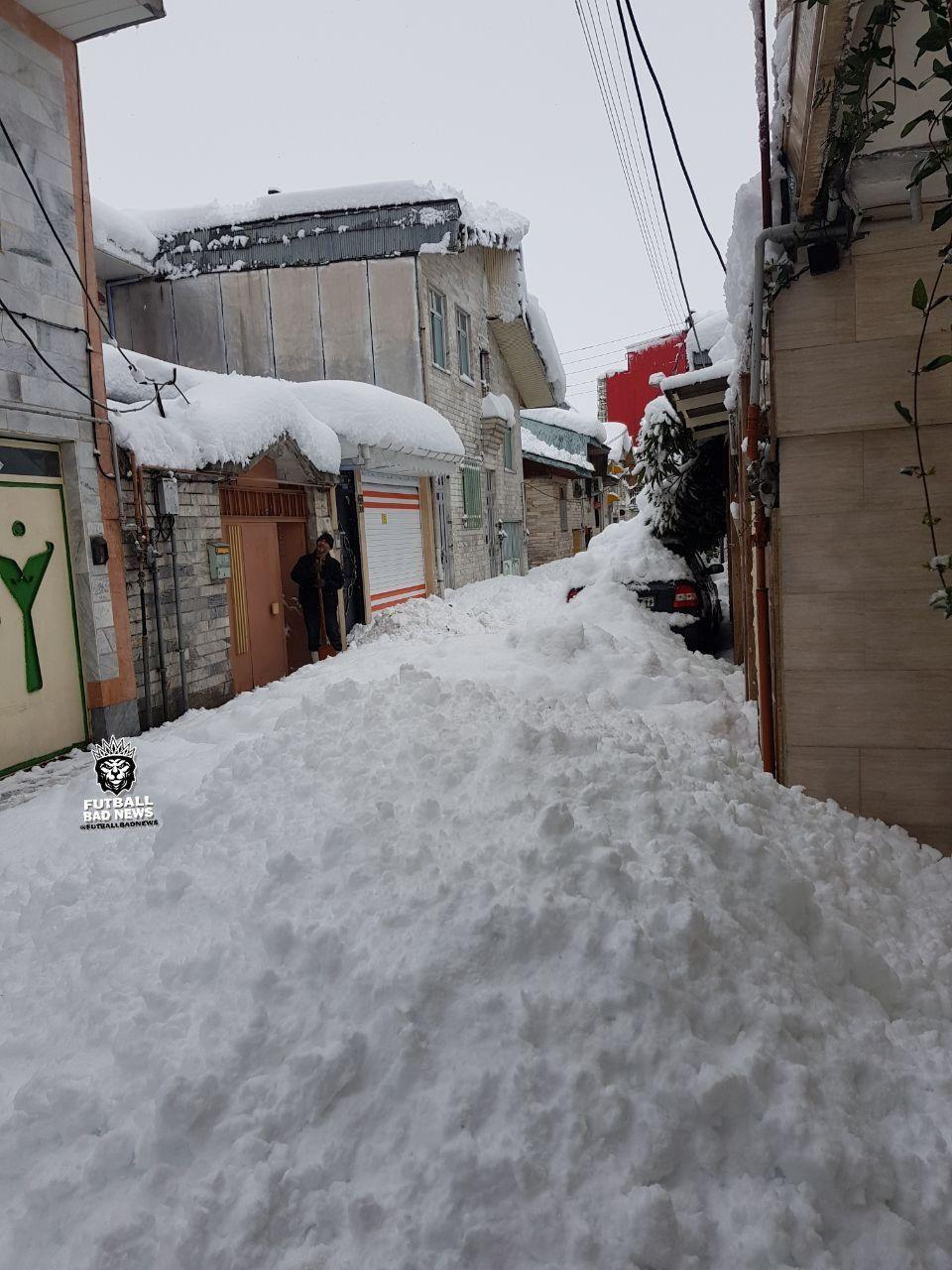 لاهیجان و خلخال در برف مدفون شدند!+ عکس و فیلم