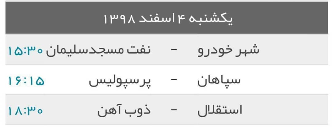 برنامه دیدارهای امروز هفته بیستم لیگ برتر فوتبال/بازی‌ها بدون تماشاگر برگزار می‌شود