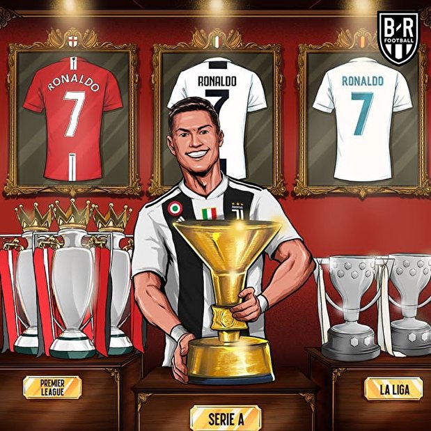 رکورد جدید رونالدو در تاریخ فوتبال/کاریکاتور