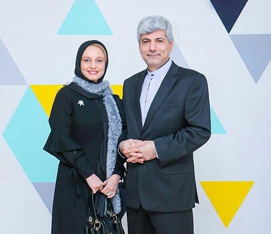 مریم کاویانی در کنار همسرش+ عکس