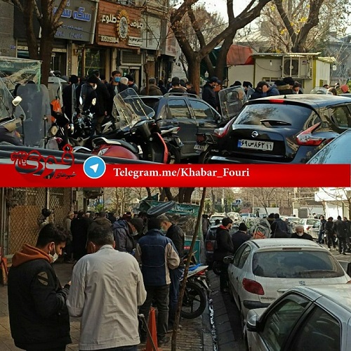 تجمع دلال‌ها در ۴راه استانبول /سقوط آزاد دلار به کانال ۲۲  + عکس