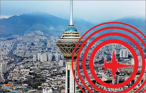 زلزله امشب در تهران