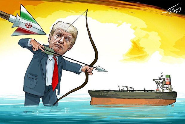 کارتون منتشره در خبرگزاری روسی اسپوتنیک