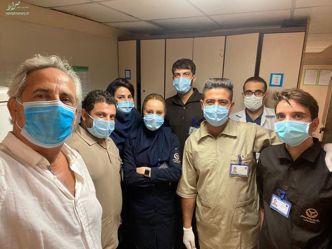 عکس «مجید مظفری» در اورژانس بیمارستان