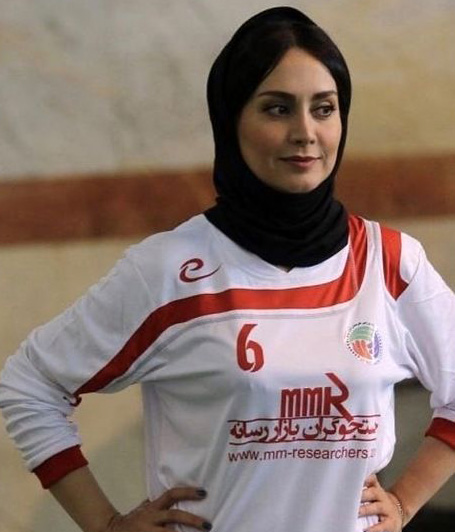 مریم خدارحمی بازیگر  با استایل فوتبالی +عکس