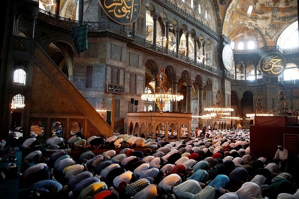 راهبرد اردوغان در خصوص برگزاری نماز جمعه در مسجد ایاصوفیه چه بود؟