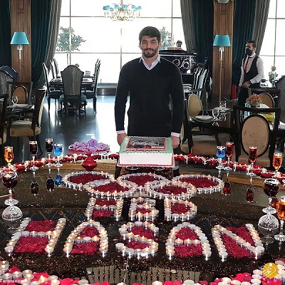 جشن تولد لاکچری حسن یزدانی+ عکس