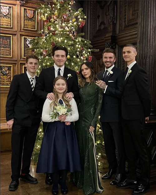 کریسمس دیوید بکهام در کنار خانواده+ عکس