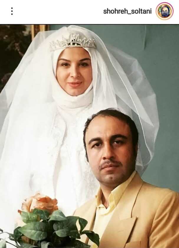 عکس/ شهره سلطانی با لباس عروس در کنار رضا عطاران