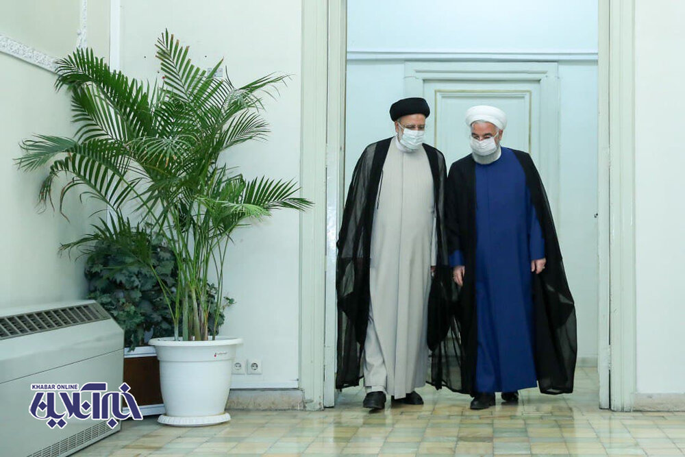 تصاویری از حضور روحانی در دفتر رئیس جمهور منتخب