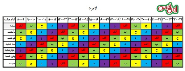 جدول قطعی برق شیراز 3 خرداد 1400