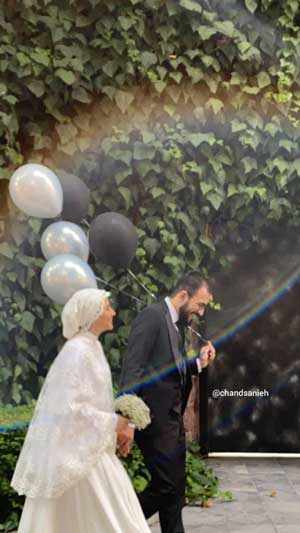 ماجرای حضور یک عروس و داماد در خیابان ولیعصر+ عکس