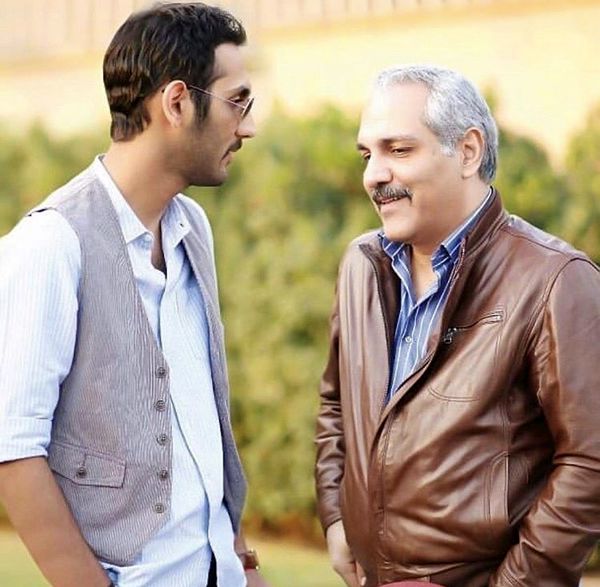 عکس | خوش و بش مهران مدیری با پسرش