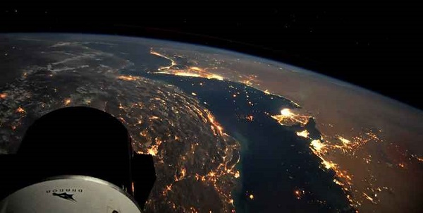 عکس| تصویر دیدنی و زیبای فضانورد آمریکایی از خلیج فارس