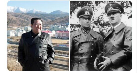 رهبر کره شمالی شبیه هیتلر شد+ عکس