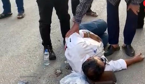 حمله افراد ناشناس و شلیک گلوله به یکی از کارکنان پالایشگاه نفت آبادان + عکس