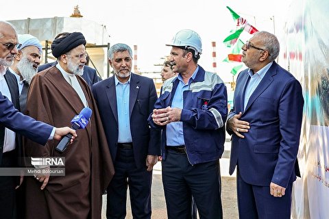 بخش اول فاز 2 پالایشگاه آبادان توسط رئیس جمهور به بهره برداری رسید
