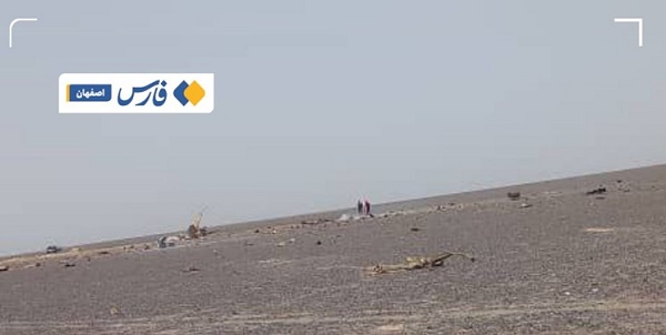 آخرین جزئیات سقوط جنگنده در انارک اصفهان+ تصاویر