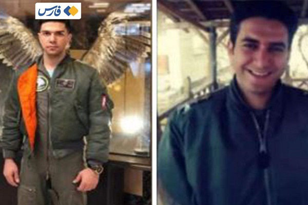 اولین تصویر از ۲ خلبان شهید سانحه سقوط جنگنده در اصفهان + عکس