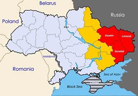 زلنسکی: روسیه به دنبال ویرانی کامل منطقه دونباس است
