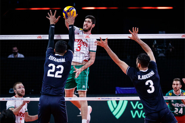 بازی والیبال ایران و آمریکا