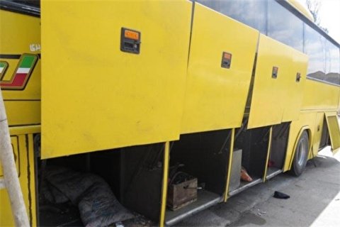 توقیف اتوبوس حامل تریاک در هرمزگان