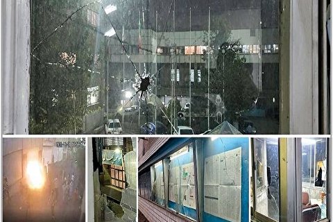 اراذل اجاره‌ای دیروز به کیهان حمله کردند +عکس
