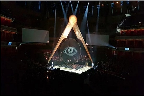 انتشار تصاویر بزرگترین محفل فراماسونها در سرزمینهای اشغالی برای اولین بار + تصاویر