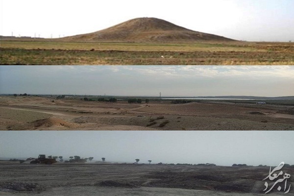 تپه تاریخی «قمی‌آباد» در شهرری با مجوز میراث فرهنگی با خاک یکسان شد!