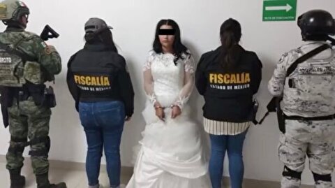 دستبند پلیس بر دستان عروس و داماد تبهکار در شب عروسی + عکس