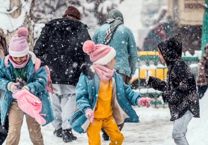 تصاویر / بارش شدید برف در کابل / افغانستان سفیدپوش شد