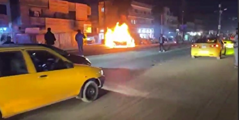 حمله پهپادی به یک خودرو در بغداد
