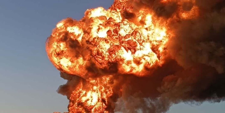 انفجار در کارگاه کپسول «سی ان جی» مهرشهر