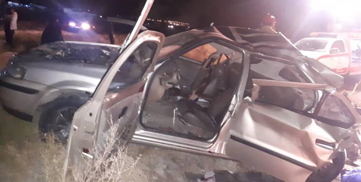 تصادف خونین در دشتستان با ۲ کشته و ۷ مصدوم