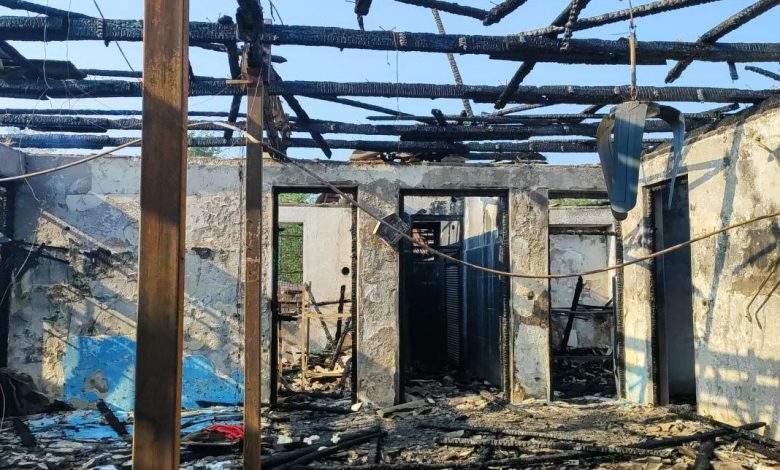توضیح شهرداری لنگرود درباره آتش‌سوزی در کمپ ترک اعتیاد