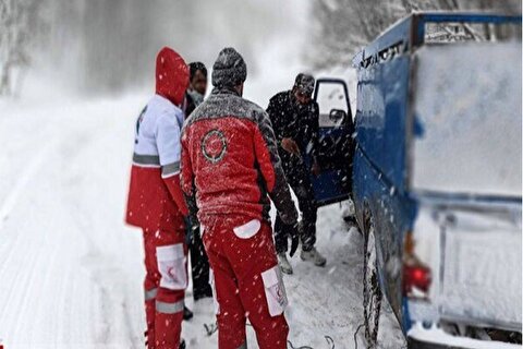 امدادرسانی هلال‌احمر به بیش از ۱۳ هزار نفر در برف و کولاک