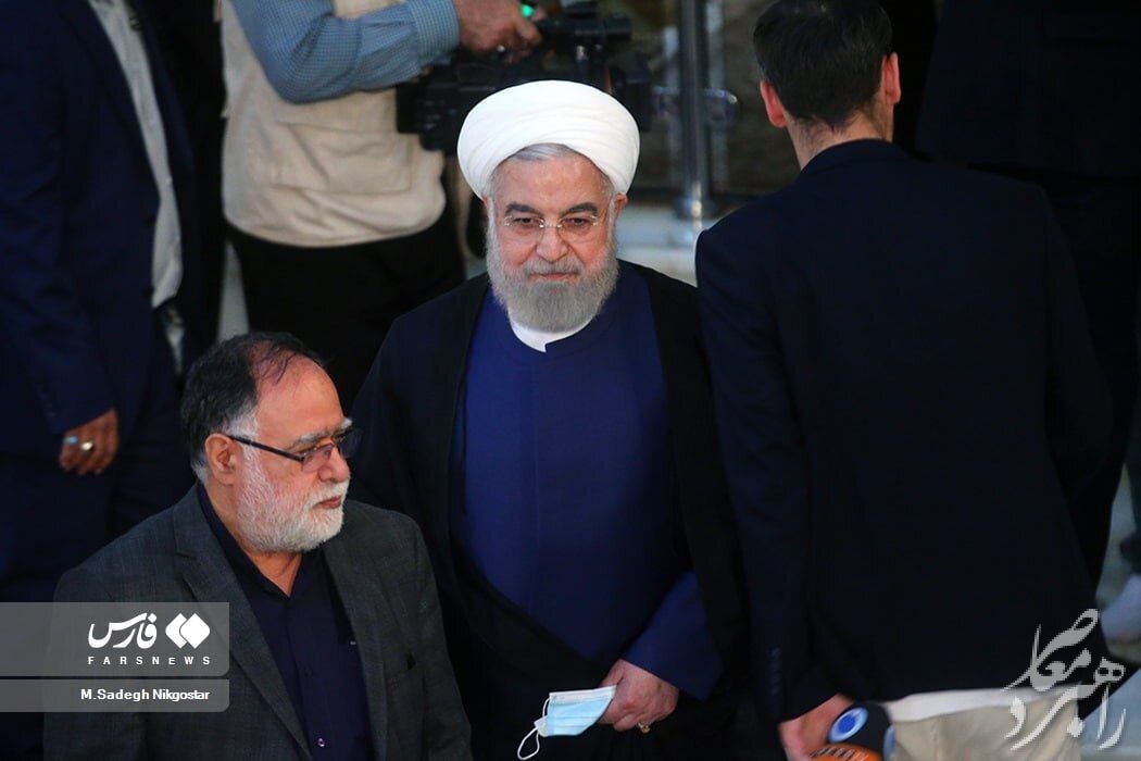 حضور حسن روحانی در مراسم سالگرد ارتحال امام خمینی + عکس