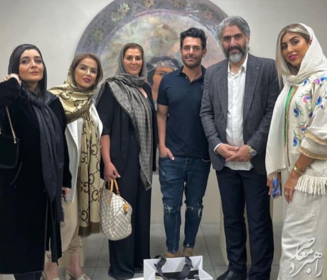 حضور جنجالی محمدرضا گلزار در افتتاحیه سالن زیبایی خانم بازیگر + تصاویر